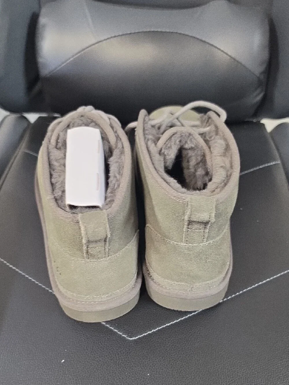 UGG Men's Chukka Boots in Gray Suede with Shearling Lining